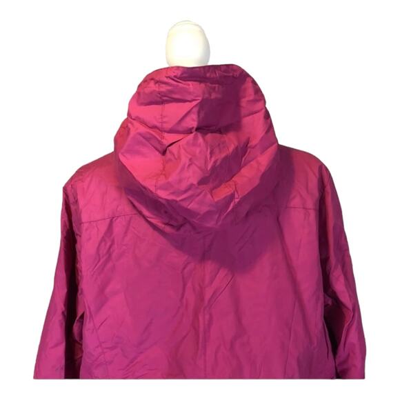 Woman within hooded pink trench rain coat size 18-20 - Picture 8 of 13
